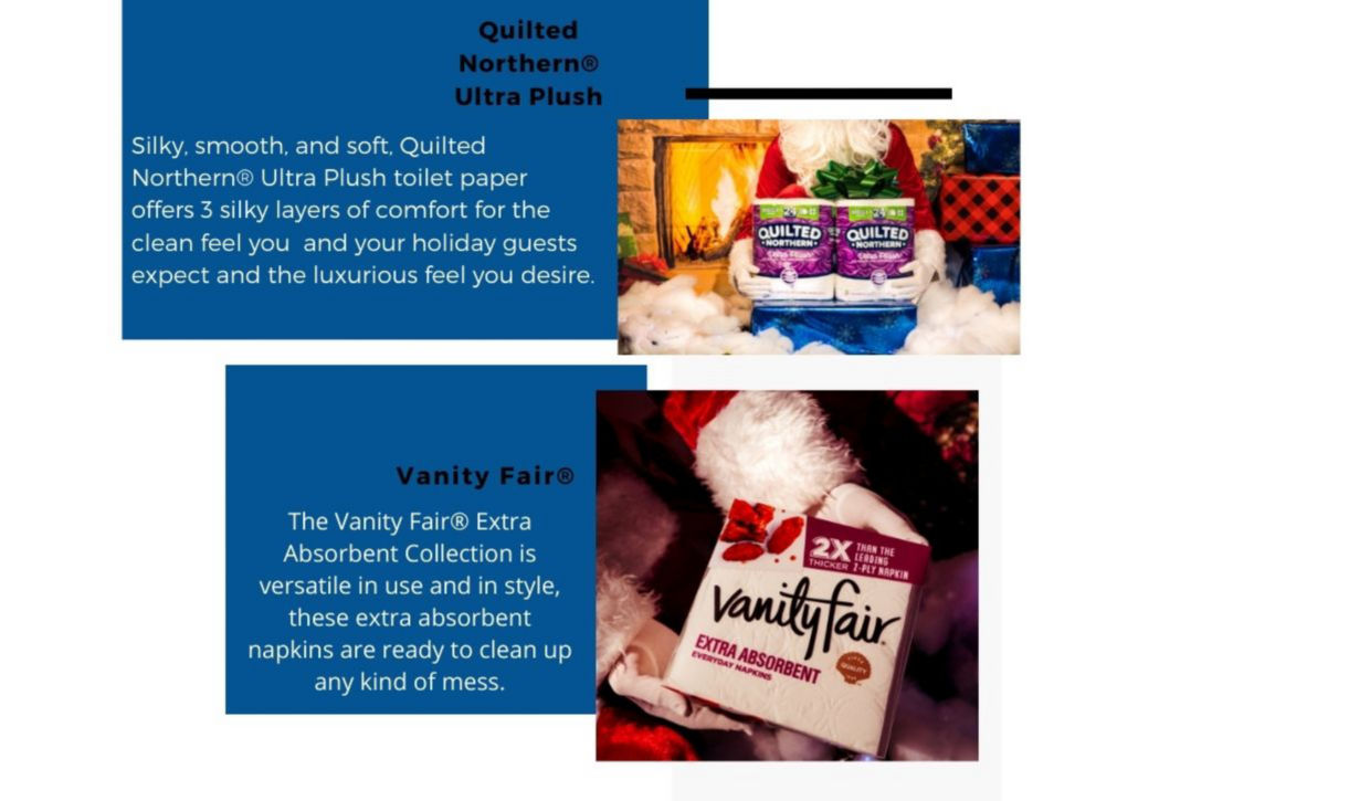 Georgia-Pacific products Quilted Northern and Vanity Fair